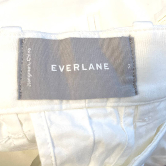 Everlane The Slouchy Cropped Chino Pant In Off White Size 2 New - Picture 12 of 15